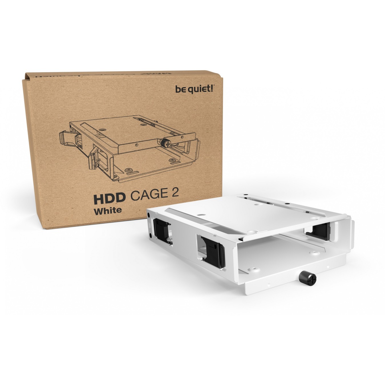 be quiet! HDD Cage 2 - White - (Color: White) — Buy in Cyprus with Fast Delivery