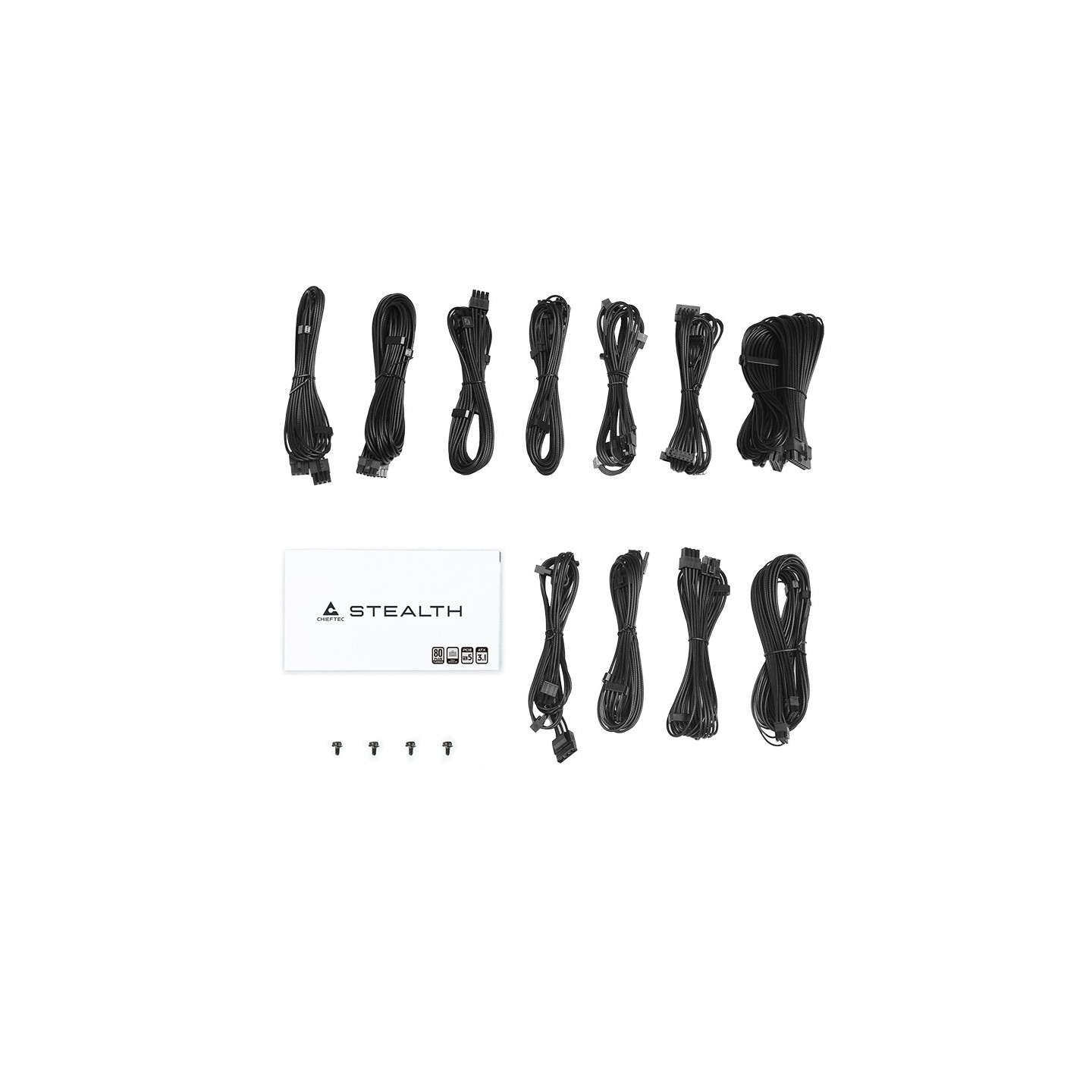 Chieftec Stealth 1200W Vega M Series SPX-1200-FC - 80+ Platinum Fully Modular ATX PSU (Boxed)