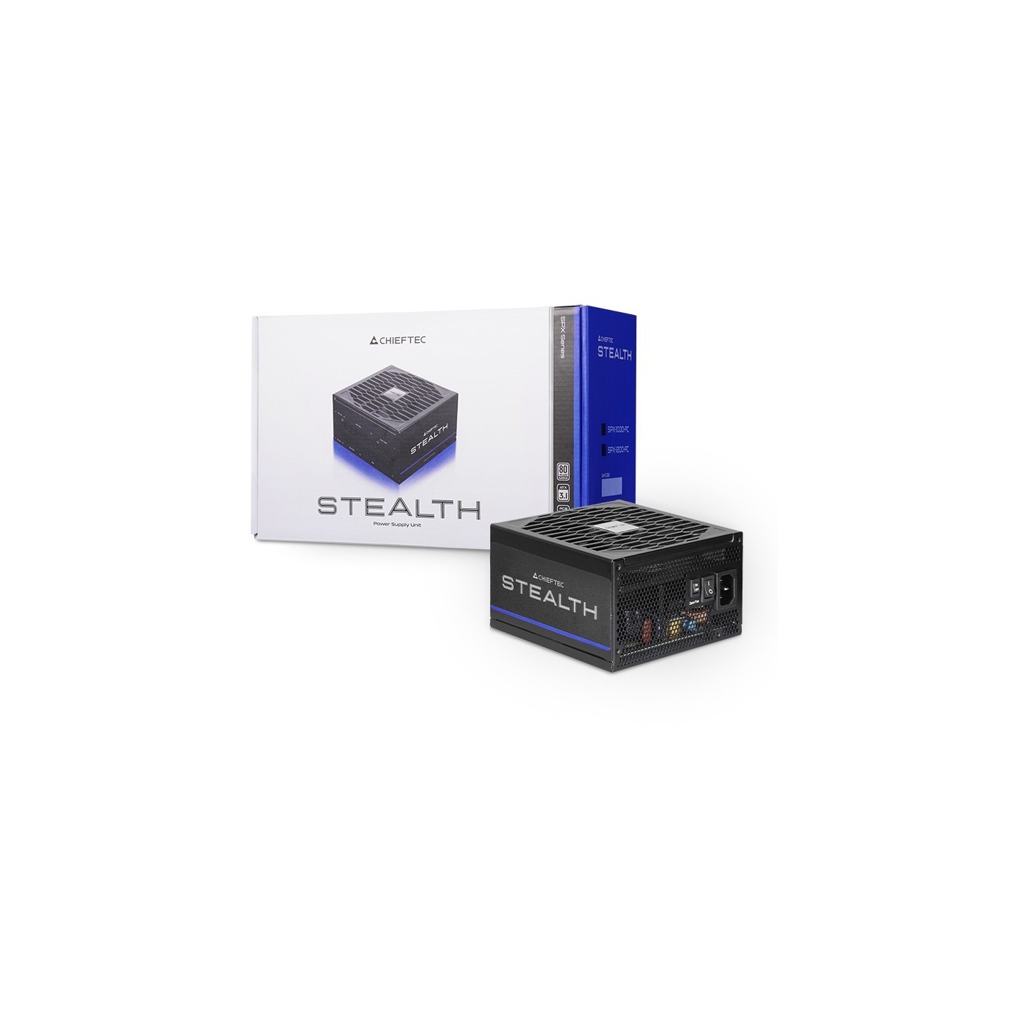 Chieftec Stealth 1200W Vega M Series SPX-1200-FC - 80+ Platinum Fully Modular ATX PSU (Boxed)