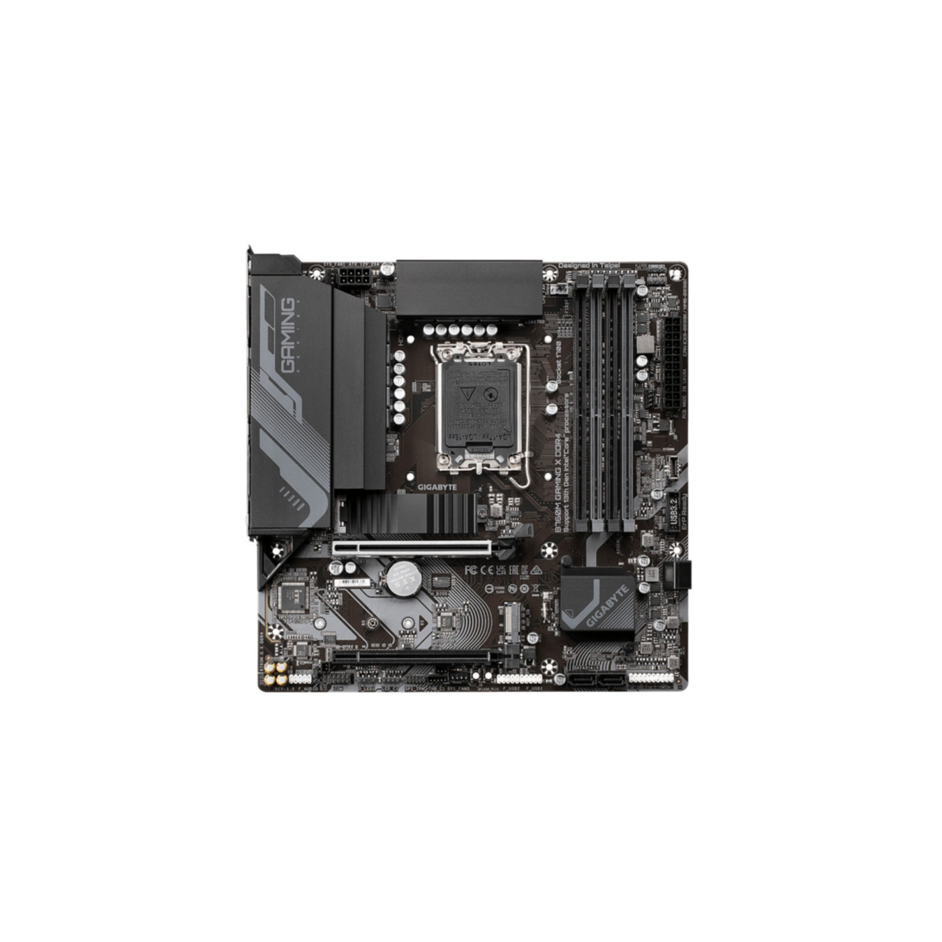 GIGABYTE GA-B760M G P WiFi DDR4 - B760 Micro-ATX LGA1700 Motherboard, 4x DDR4 Slots, 128GB Max