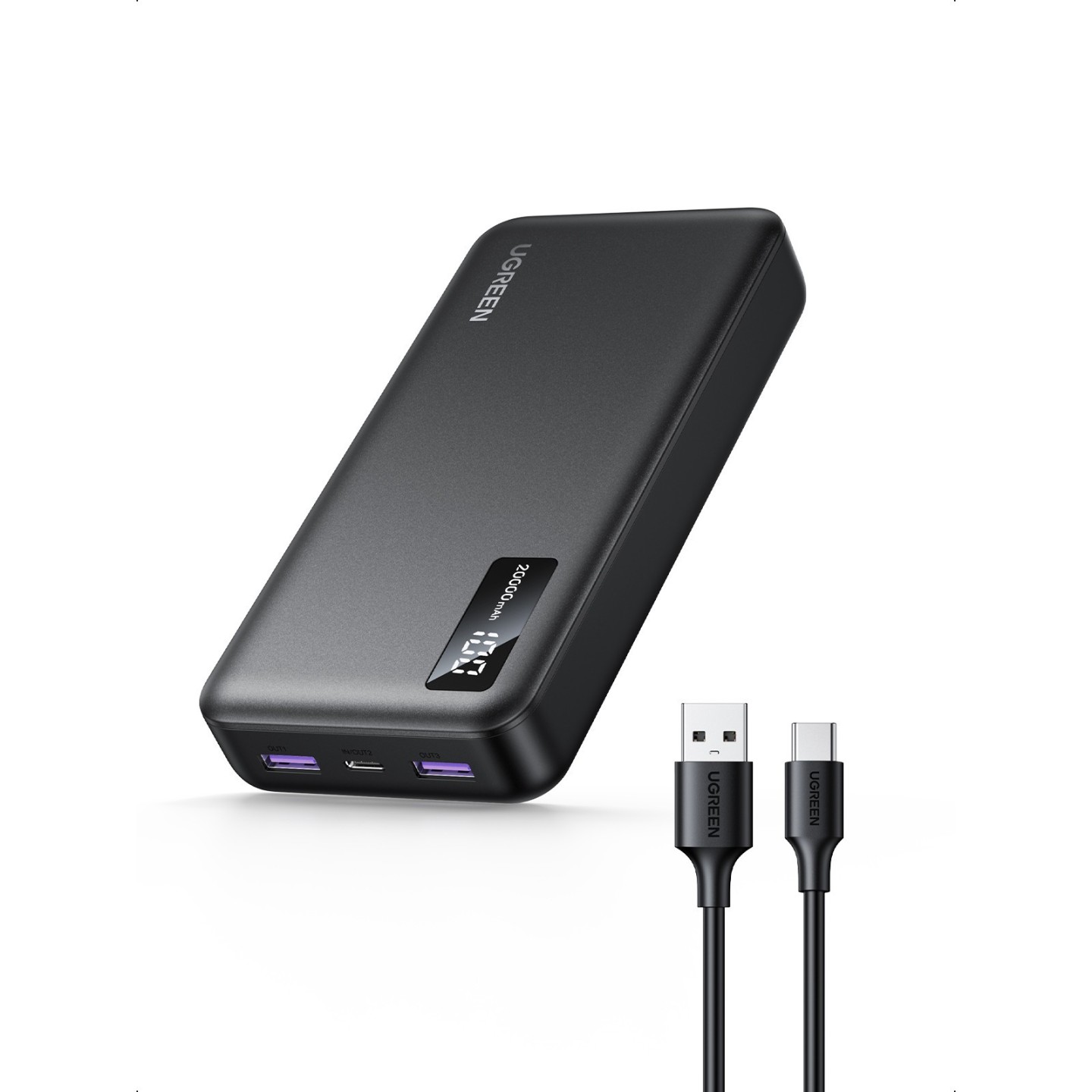 UGREEN 10000mAh Two-way Fast Charging Powerbank Black — Buy in Cyprus with Fast Delivery