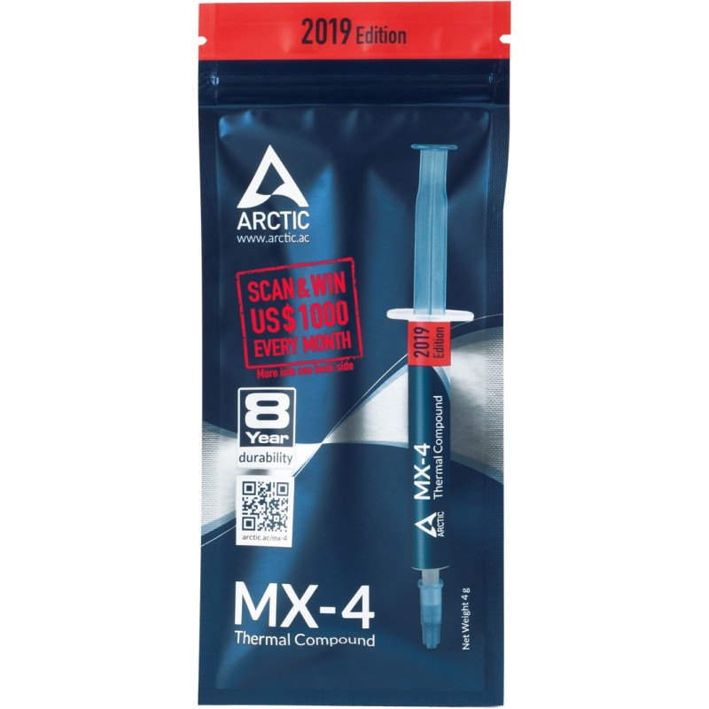 Buy Arctic MX-4 4 g Thermal Paste - K Cooler accessory - Non-conductive carbon p... in Cyprus, Nicosia, Limassol, Larnaka, Pafos