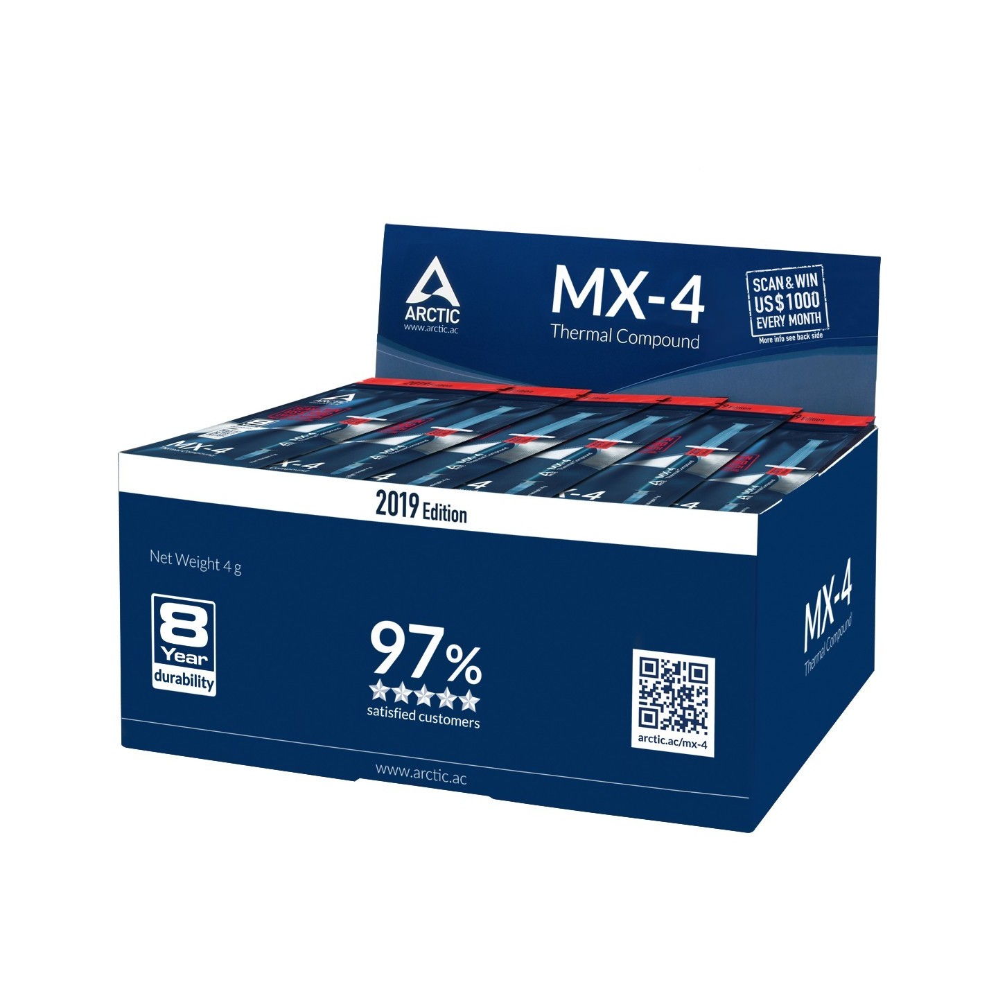 Arctic MX-4 4g Thermal Paste - 8.5 W/mK Non-Conductive (Boxed) — Buy in Cyprus with Fast Delivery
