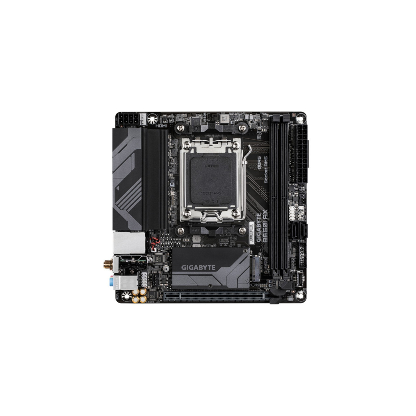 GIGABYTE GA-B650I AX - Mini-ITX AM5 Motherboard, DDR5, Dual DIMM, 128GB Max — Buy in Cyprus with Fast Delivery