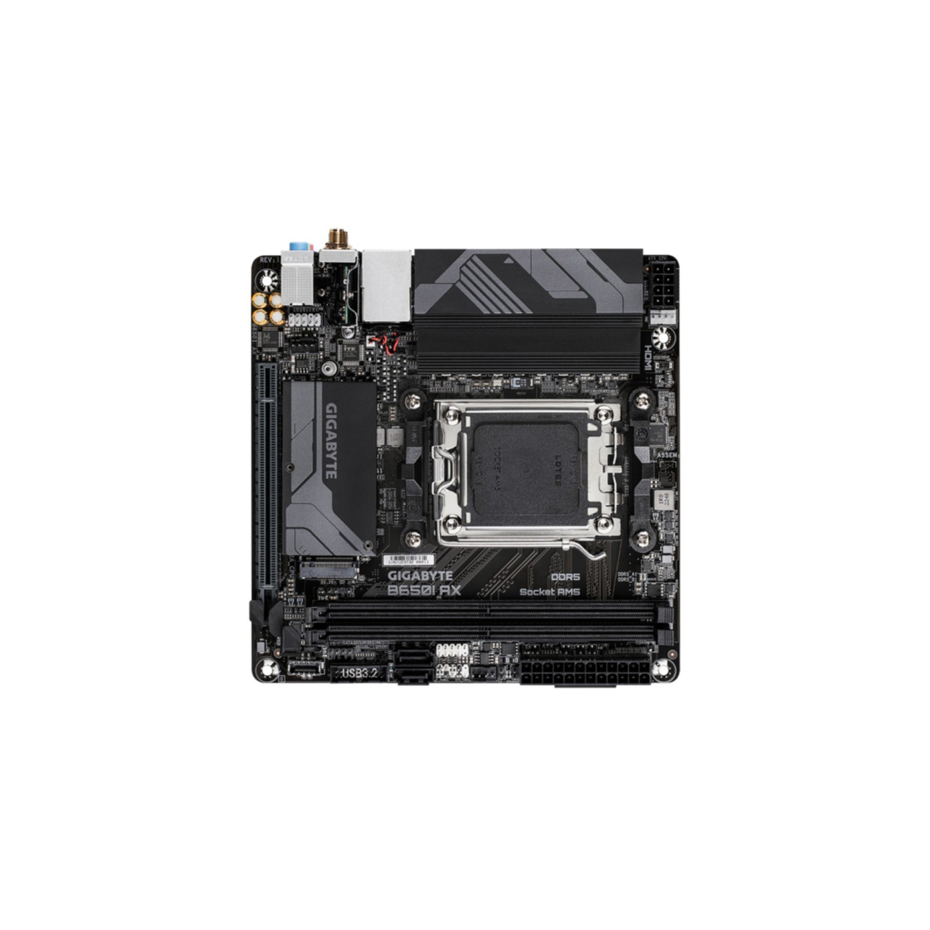 GIGABYTE GA-B650I AX - Mini-ITX AM5 Motherboard, DDR5, Dual DIMM, 128GB Max — Buy in Cyprus with Fast Delivery