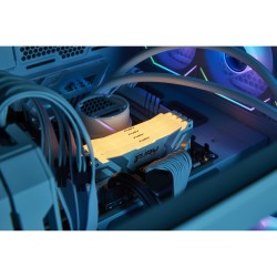 Buy KINGSTON 64GB 6400MT/s DDR5 CL32 DIMM Kit of 2 - FURY Renegade RGB White - XMP in Cyprus, Nicosia, Limassol, Larnaka, Pafos