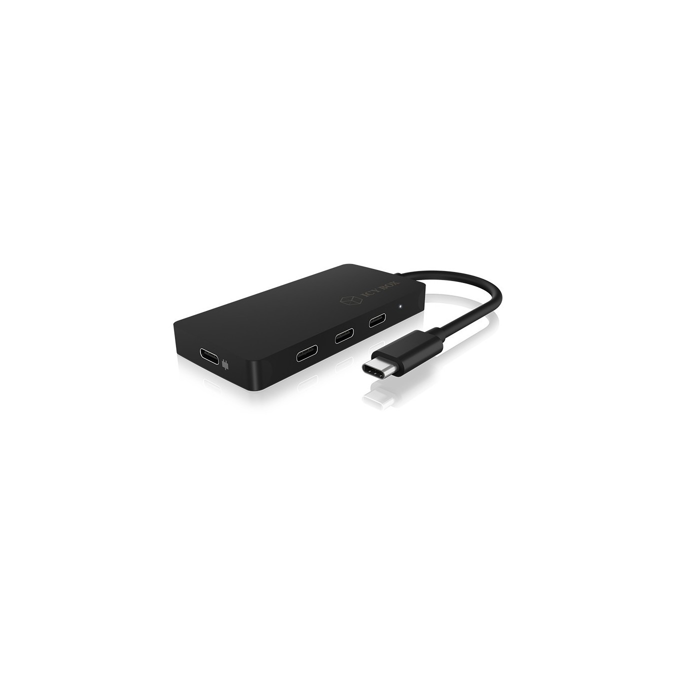 ICY BOX USB-C Hub 4-Port - 4x USB-C, 100W PD, Passive, Black — Buy in Cyprus with Fast Delivery