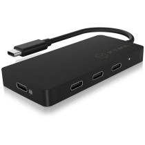 ICY BOX USB-C Hub 4-Port - 4x USB-C, 100W PD, Passive, Black — Buy in Cyprus with Fast Delivery