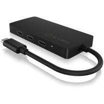 ICY BOX USB-C Hub 4-Port - 4x USB-C, 100W PD, Passive, Black — Buy in Cyprus with Fast Delivery