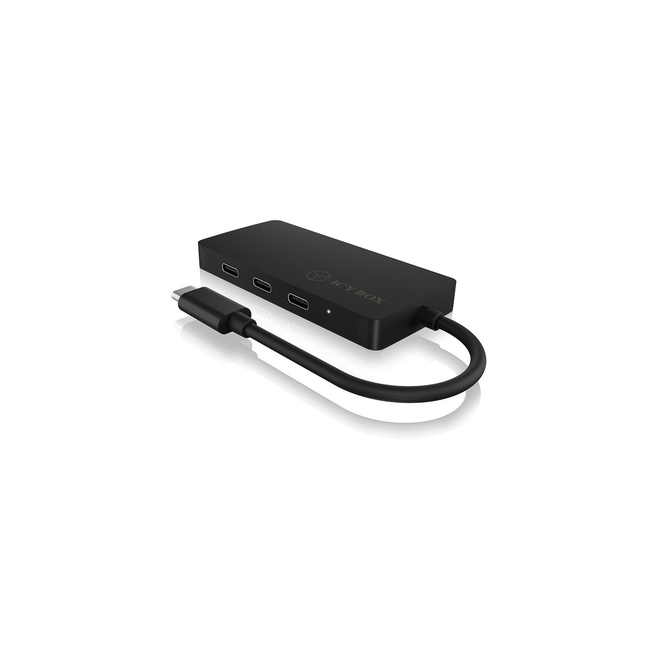 ICY BOX USB-C Hub 4-Port - 4x USB-C, 100W PD, Passive, Black — Buy in Cyprus with Fast Delivery