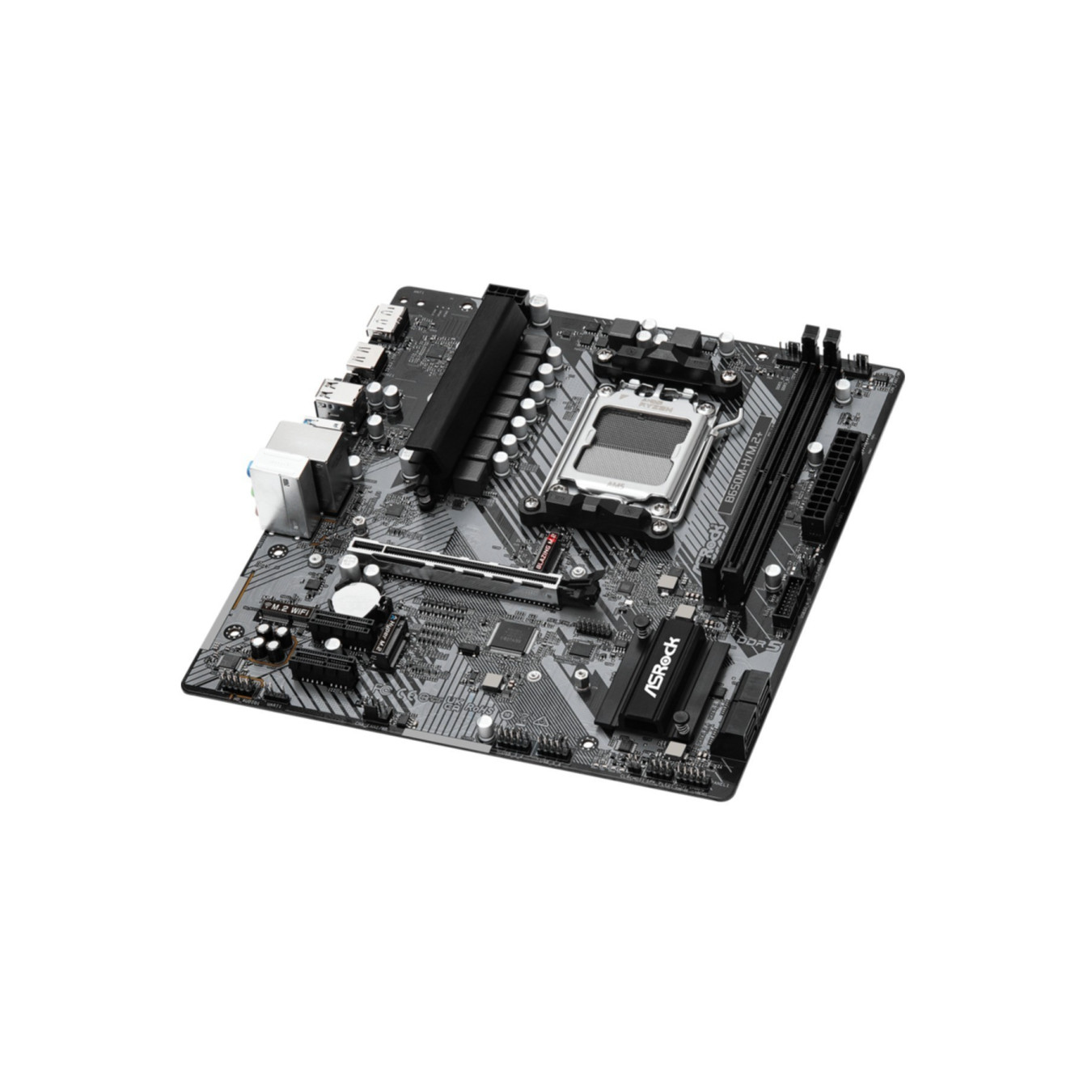ASRock B650M-H M.2+ - B650 AM5 Micro-ATX Motherboard - DDR5, PCIe 4.0, Enhanced VRM — Buy in Cyprus with Fast Delivery