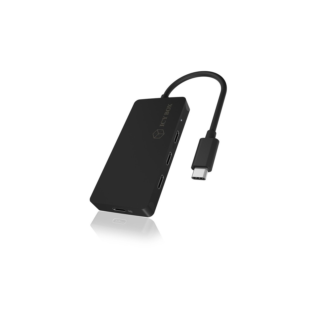 ICY BOX USB-C Hub 4-Port - 4x USB-C, 100W PD, Passive, Black — Buy in Cyprus with Fast Delivery