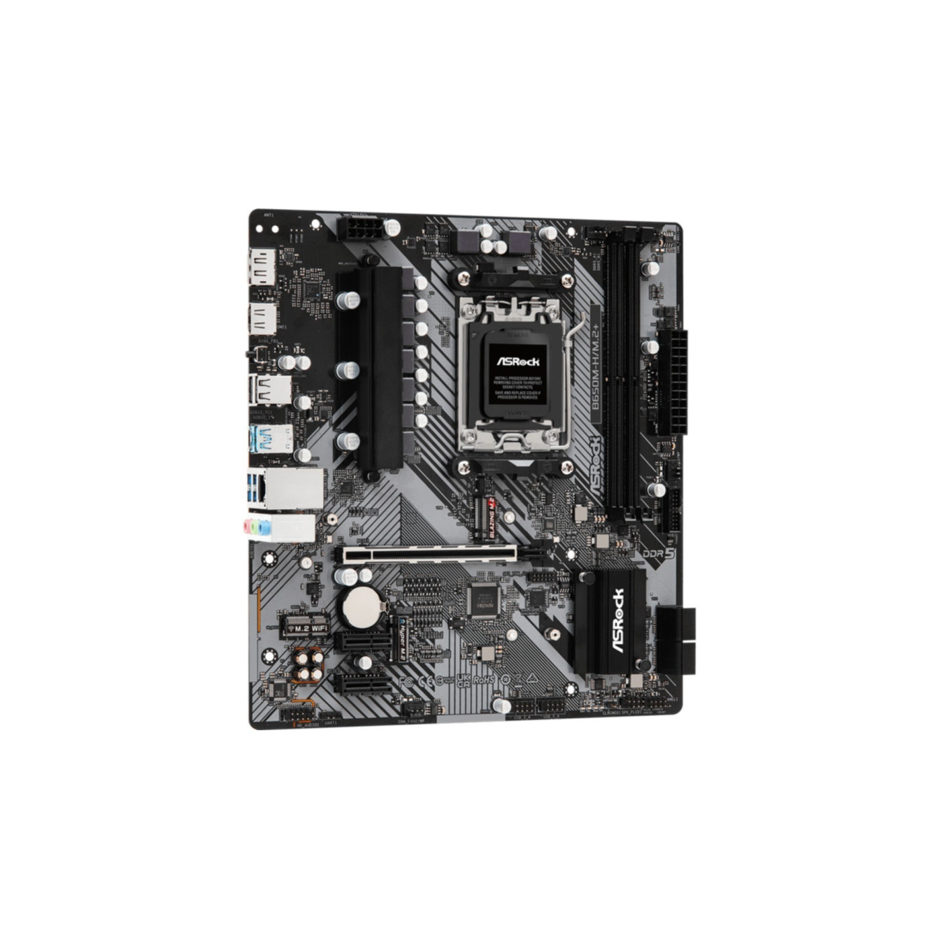 ASRock B650M-H M.2+ - B650 AM5 Micro-ATX Motherboard - DDR5, PCIe 4.0, Enhanced VRM — Buy in Cyprus with Fast Delivery