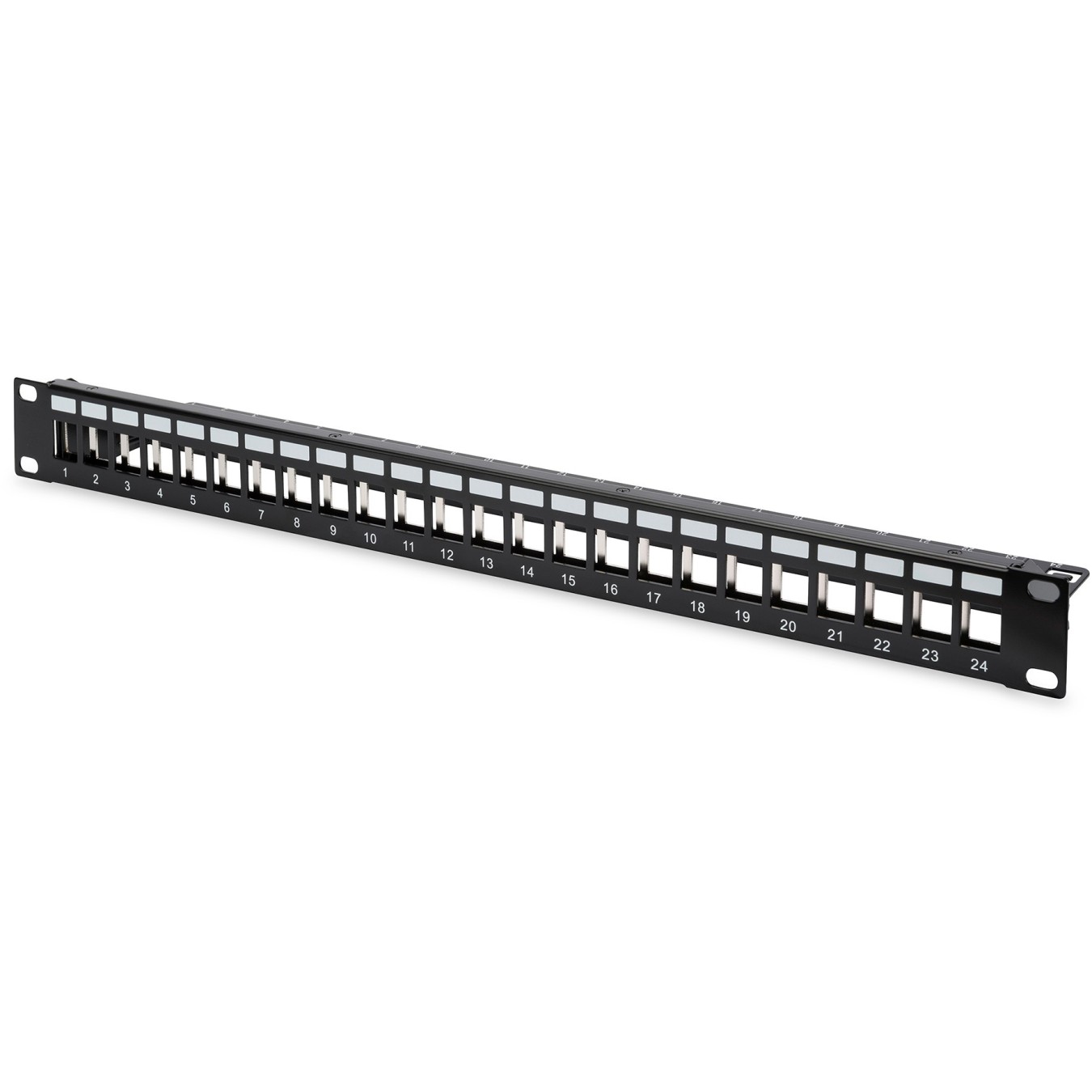 DIGITUS Patchpanel 1HE 24-Port Modular Patchpanel - Black — Buy in Cyprus with Fast Delivery