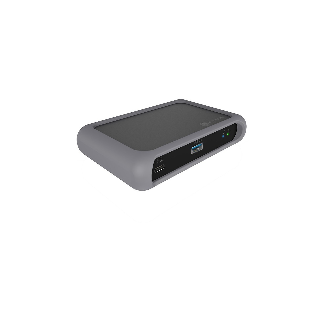 ICY BOX IB-HUB801-TB4 Thunderbolt 4 Hub 4-Port Dock - IB-HUB801-TB4 - Anthracite/Black — Buy in Cyprus with Fast Delivery
