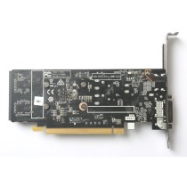 GT1030 2GB ZOTAC LP GDDR5 1Fan - ZT-P10300A-10L - Black, 2GB GDDR5, 64-bit, 6000 MHz, PCIe 3.0