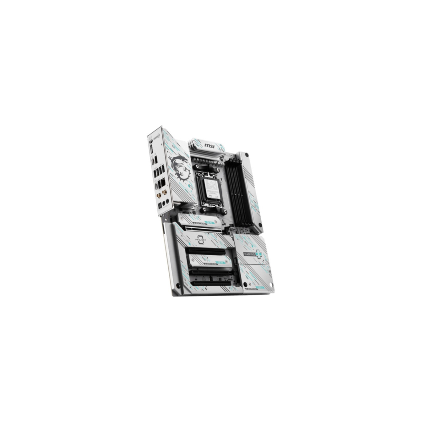 MSI B850 GAMING PLUS WIFI PZ - AM5 ATX Motherboard - DDR5 4x DIMM (256GB), PCIe 4.0, Wi‑Fi, 2.5Gb LAN, RGB, Black