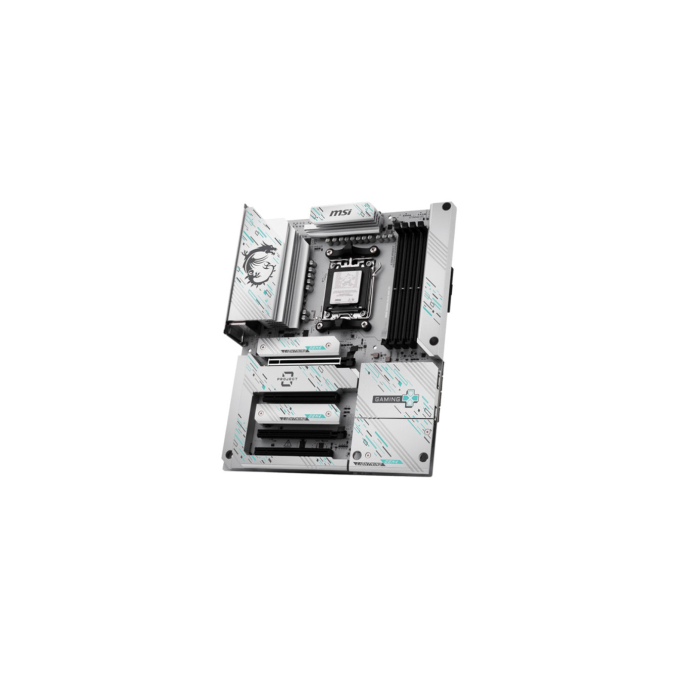 MSI B850 GAMING PLUS WIFI PZ - AM5 ATX Motherboard - DDR5 4x DIMM (256GB), PCIe 4.0, Wi‑Fi, 2.5Gb LAN, RGB, Black
