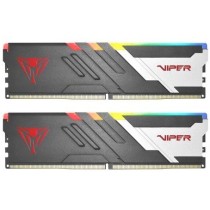 Patriot DIMM 5200 - PVVR564G520C40K - 64 GB kit, 2x32 GB, DDR5-5200 CL40, Unbuffered, Heatsink, Black Viper Venom RGB, Intel XMP