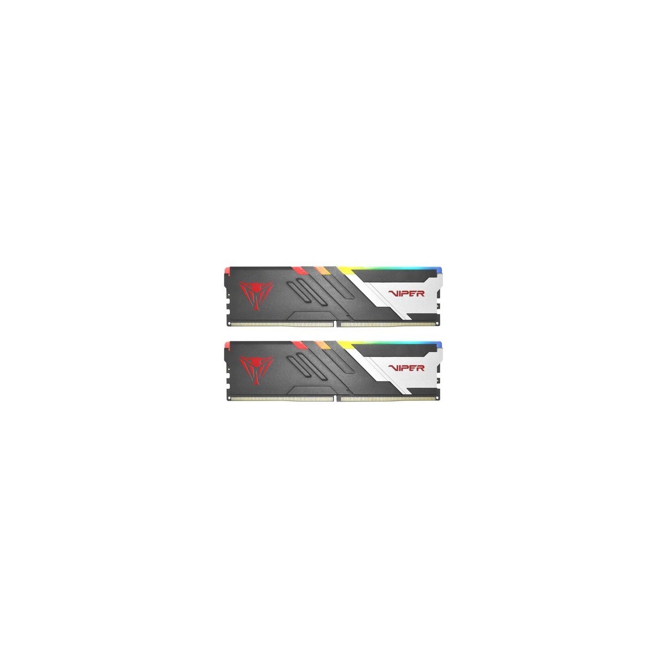 Patriot DIMM 5200 - PVVR564G520C40K - 64 GB kit, 2x32 GB, DDR5-5200 CL40, Unbuffered, Heatsink, Black Viper Venom RGB, Intel XMP