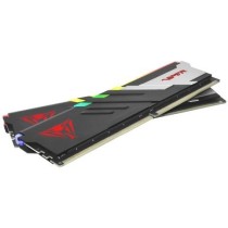 Patriot DIMM 5200 - PVVR564G520C40K - 64 GB kit, 2x32 GB, DDR5-5200 CL40, Unbuffered, Heatsink, Black Viper Venom RGB, Intel XMP