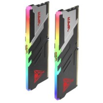 Patriot DIMM 5200 - PVVR564G520C40K - 64 GB kit, 2x32 GB, DDR5-5200 CL40, Unbuffered, Heatsink, Black Viper Venom RGB, Intel XMP