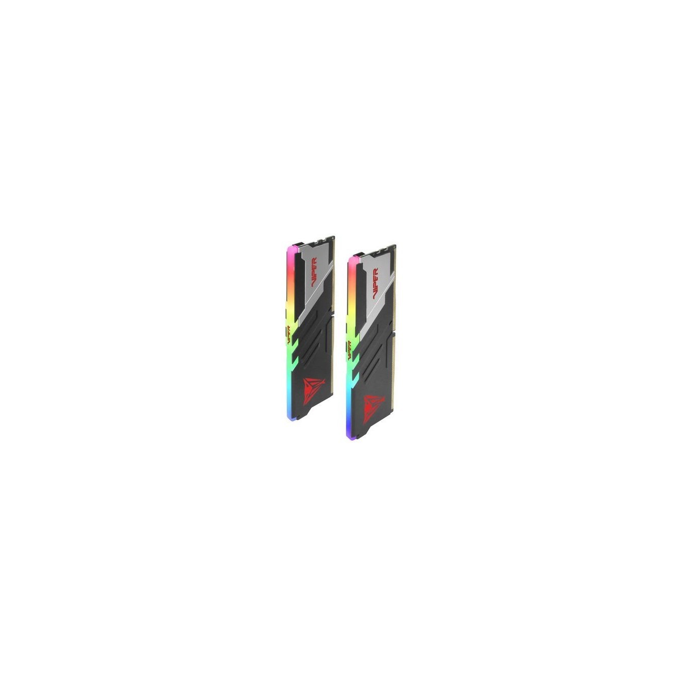 Patriot DIMM 5200 - PVVR564G520C40K - 64 GB kit, 2x32 GB, DDR5-5200 CL40, Unbuffered, Heatsink, Black Viper Venom RGB, Intel XMP