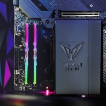 Patriot DIMM 5200 - PVVR564G520C40K - 64 GB kit, 2x32 GB, DDR5-5200 CL40, Unbuffered, Heatsink, Black Viper Venom RGB, Intel XMP
