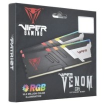Patriot DIMM 5200 - PVVR564G520C40K - 64 GB kit, 2x32 GB, DDR5-5200 CL40, Unbuffered, Heatsink, Black Viper Venom RGB, Intel XMP