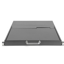 DIGITUS Modular HD LCD KVM Console with 17" TFT - Touchpad, 16-Port HDMI KVM, German Keyboard Layout