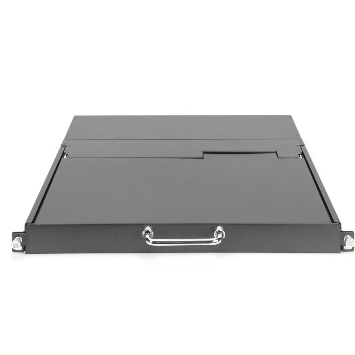 DIGITUS Modular HD LCD KVM Console with 17" TFT - Touchpad, 16-Port HDMI KVM, German Keyboard Layout