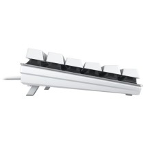 Cherry Keyboard KC 200 - KC 200 - Silver/White, 100% Full-size, Wired USB, Cherry MX Silent Red, German QWERTZ