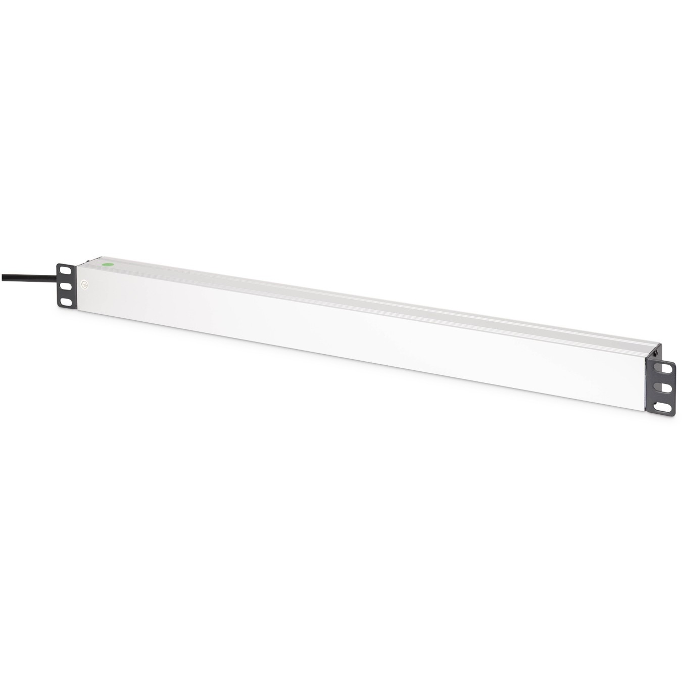 DIGITUS Steckdosenleiste 9-fach 19' Alu. 1HE 2m schwarz - Characteristics (Aluminium enclosure, 19'' rack, 1U, 2 m cord)