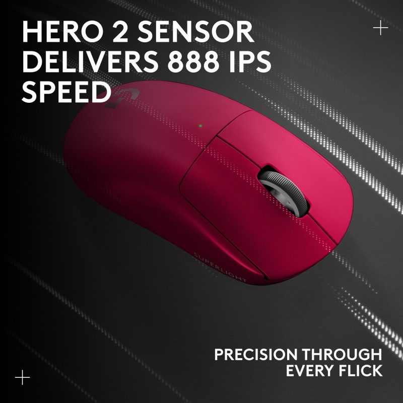 Buy Logitech G PRO X SUPERLIGHT 2 LIGHTSPEED Gaming Mouse - EER2-933 - MAGENTA, ... in Cyprus, Nicosia, Limassol, Larnaka, Pafos