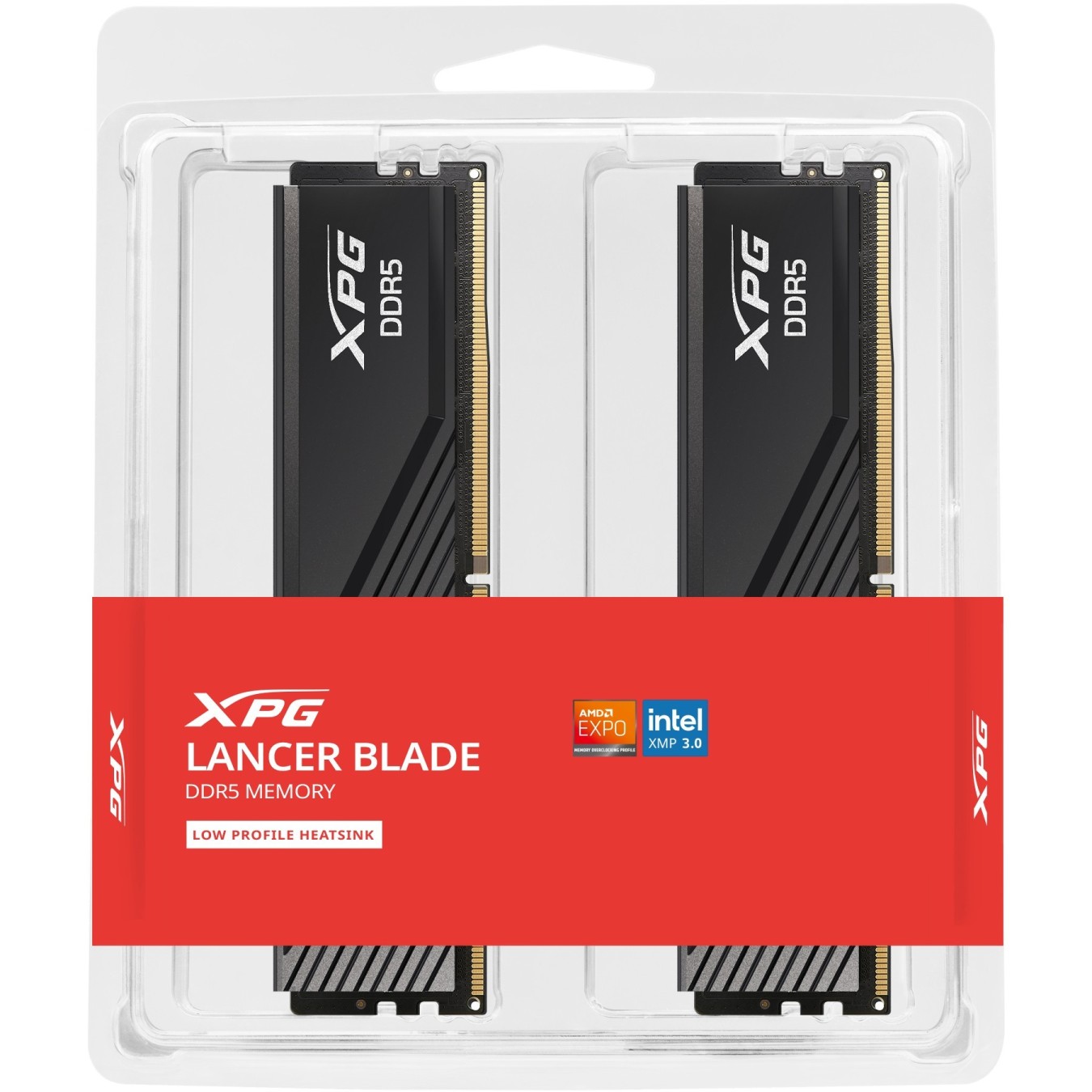 ADATA XPG Lancer Blade 32 GB DDR5-5600 2x16GB Dual-Kit Black - AX5U5600C4616G-DTLABBK - XMP/EXPO