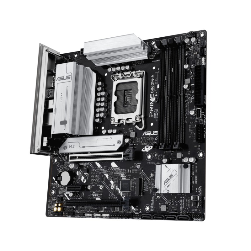 Buy ASUS PRIME B860M-A-CSM - LGA1851 Micro-ATX, DDR5, Up to 256GB, PCIe 4.0, 2.5... in Cyprus, Nicosia, Limassol, Larnaka, Pafos