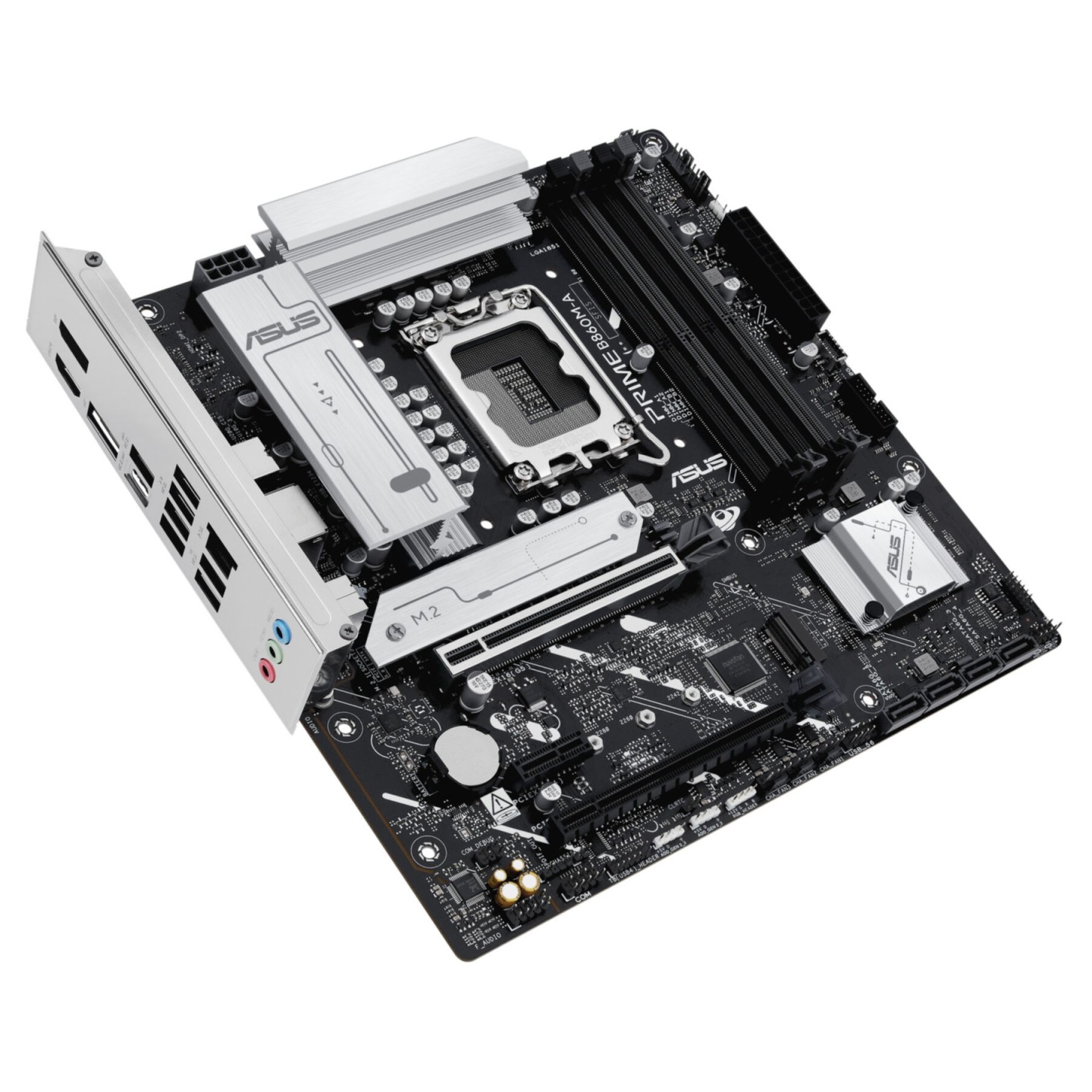 ASUS PRIME B860M-A-CSM - LGA1851 Micro-ATX, DDR5, Up to 256GB, PCIe 4.0, 2.5Gb LAN, 7.1 Audio (Boxed)
