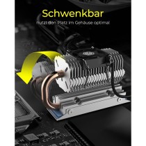 K Heatsink IcyBox SSD M.2 Swivel - M.2 SSD Cooler — Buy in Cyprus with Fast Delivery