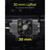 K Heatsink IcyBox SSD M.2 Swivel - M.2 SSD Cooler — Buy in Cyprus with Fast Delivery
