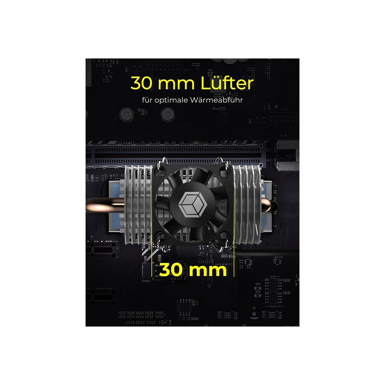K Heatsink IcyBox SSD M.2 Swivel - M.2 SSD Cooler — Buy in Cyprus with Fast Delivery