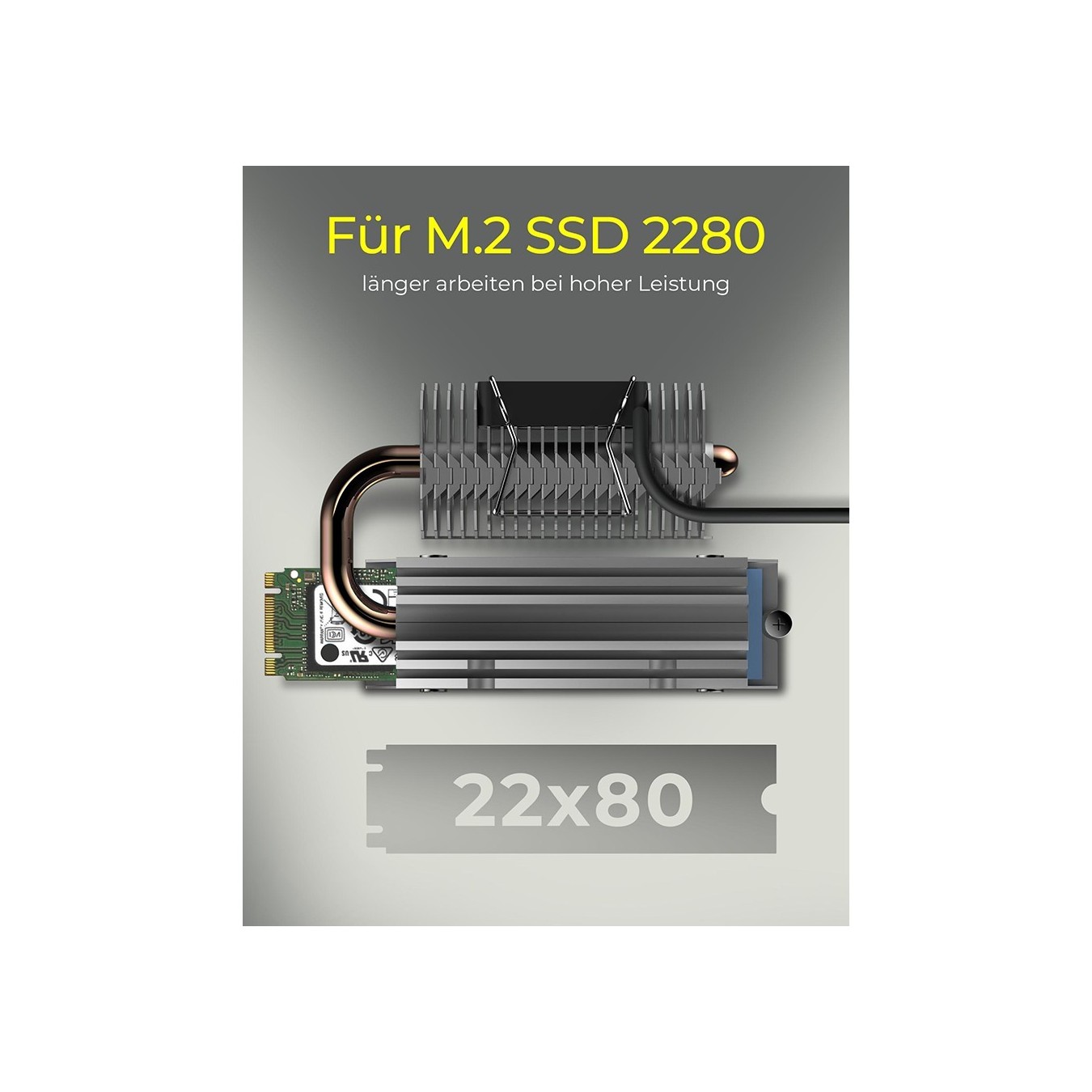 K Heatsink IcyBox SSD M.2 Swivel - M.2 SSD Cooler — Buy in Cyprus with Fast Delivery