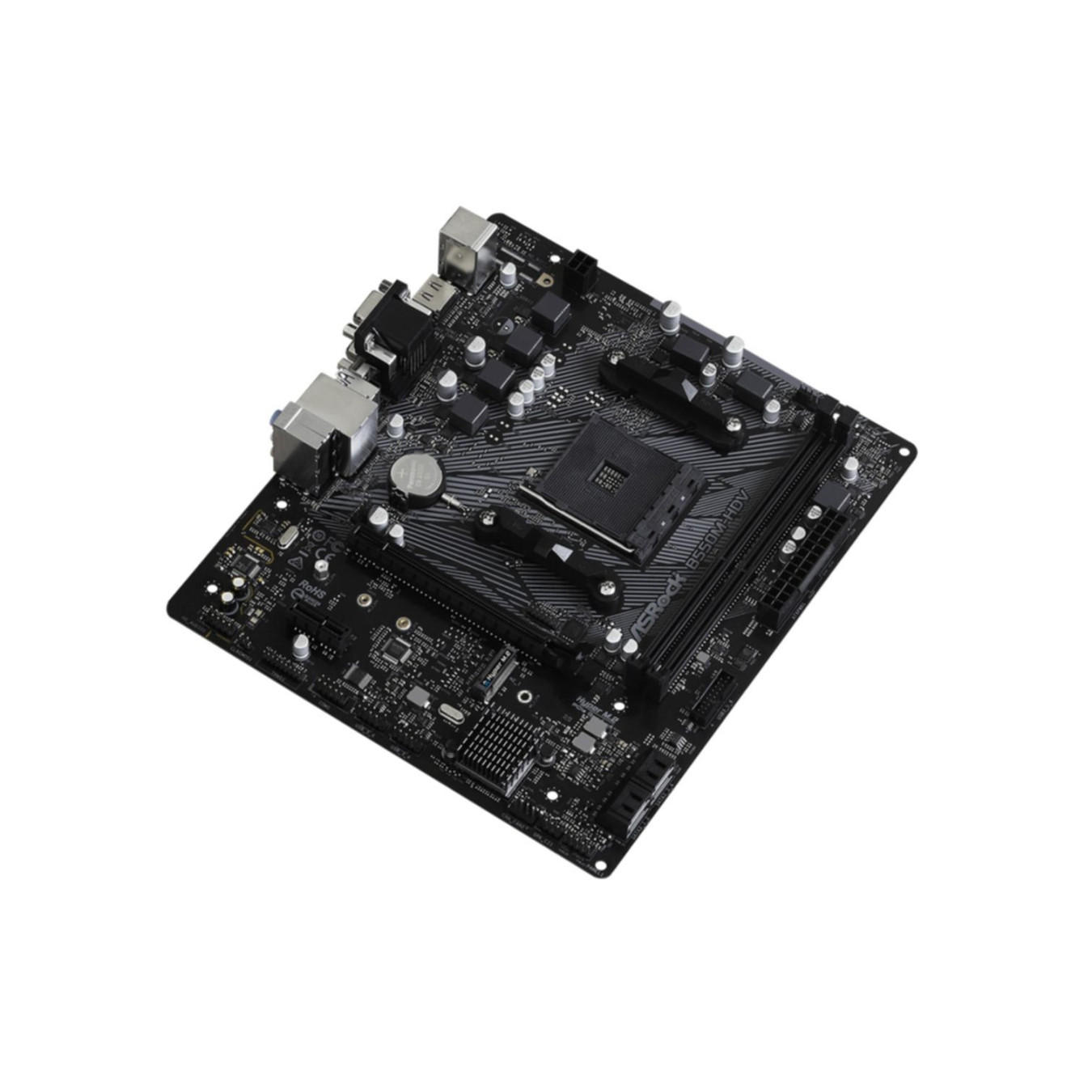 ASRock B550M-HDV - AM4 Micro-ATX Motherboard - B550, PCIe Gen4 M.2, 64GB max, HDMI 4K@60Hz — Buy in Cyprus with Fast Delivery