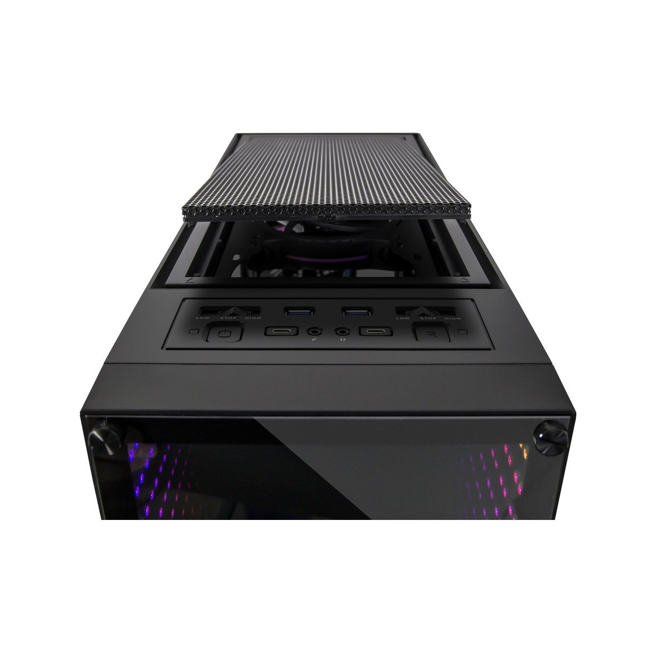 Inter-Tech Infini2 X-908 - Black Midi Tower PC Case - ATX/ITX/mATX/Mini-ITX — Buy in Cyprus with Fast Delivery