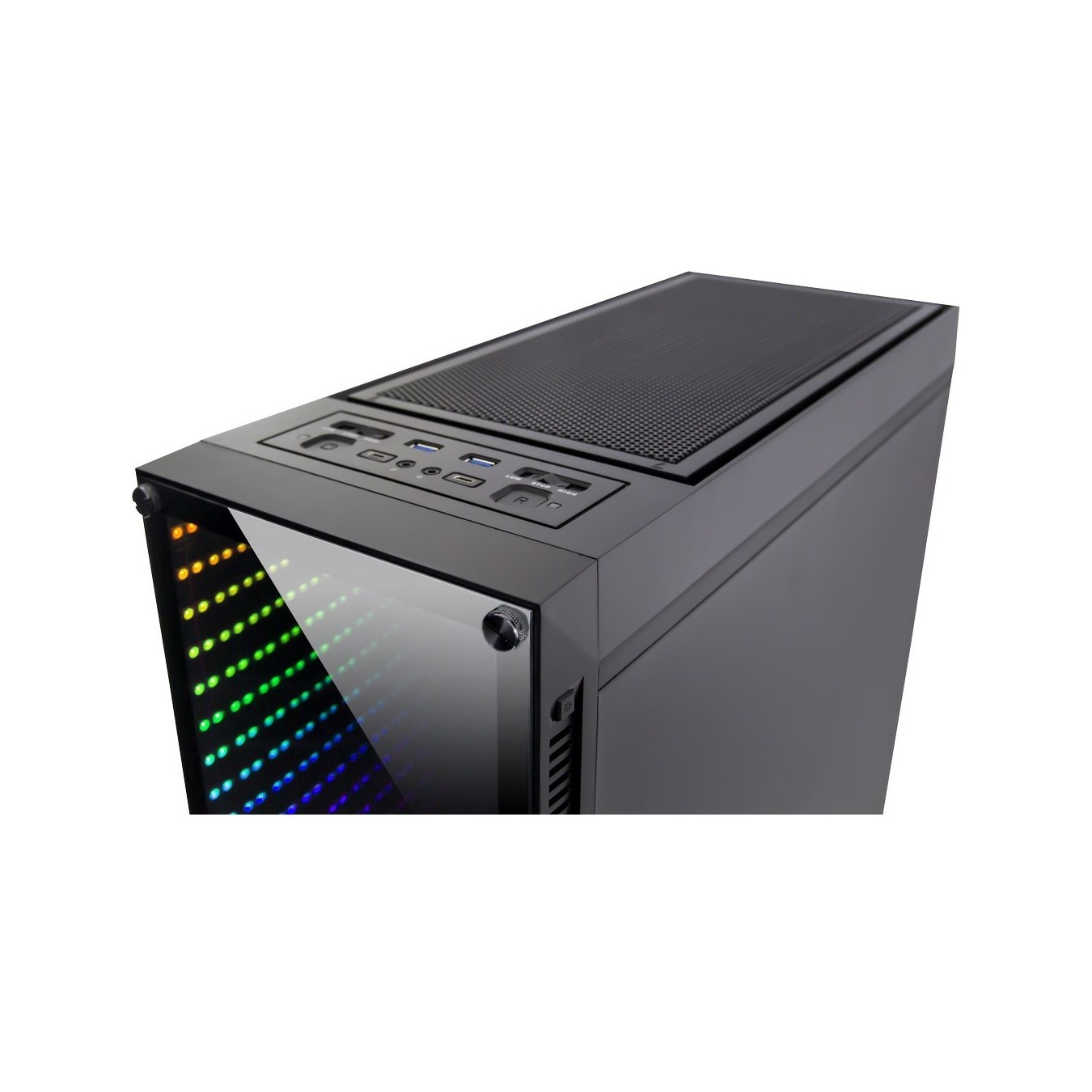 Inter-Tech Infini2 X-908 - Black Midi Tower PC Case - ATX/ITX/mATX/Mini-ITX — Buy in Cyprus with Fast Delivery