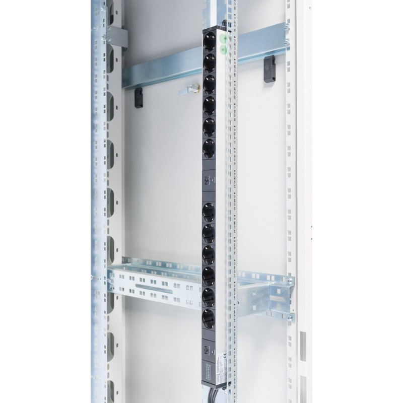 Buy DIGITUS Steckerleiste 12fach Ü-Schutz Alu 2m Zuleitung - (Aluminium, 12 out... in Cyprus, Nicosia, Limassol, Larnaka, Pafos