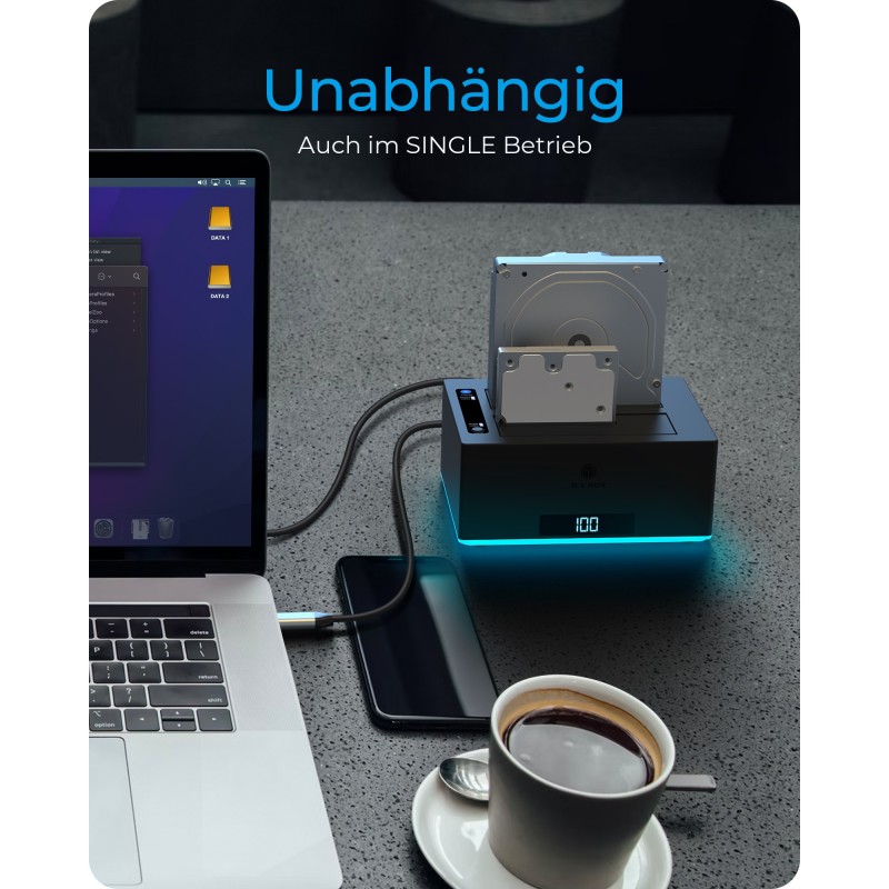 Buy ICY BOX Dockingstation 6.4cm (2.5) & 8.9cm (3.5) SATA - USB 3.0 in Cyprus, Nicosia, Limassol, Larnaka, Pafos