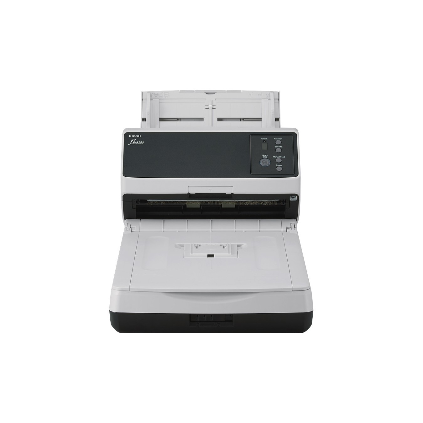 Fujitsu Document Scanner - fi-8250 - Flatbed Included, 50-Sheet ADF, Duplex, USB 3.2, LAN — Buy in Cyprus with Fast Delivery