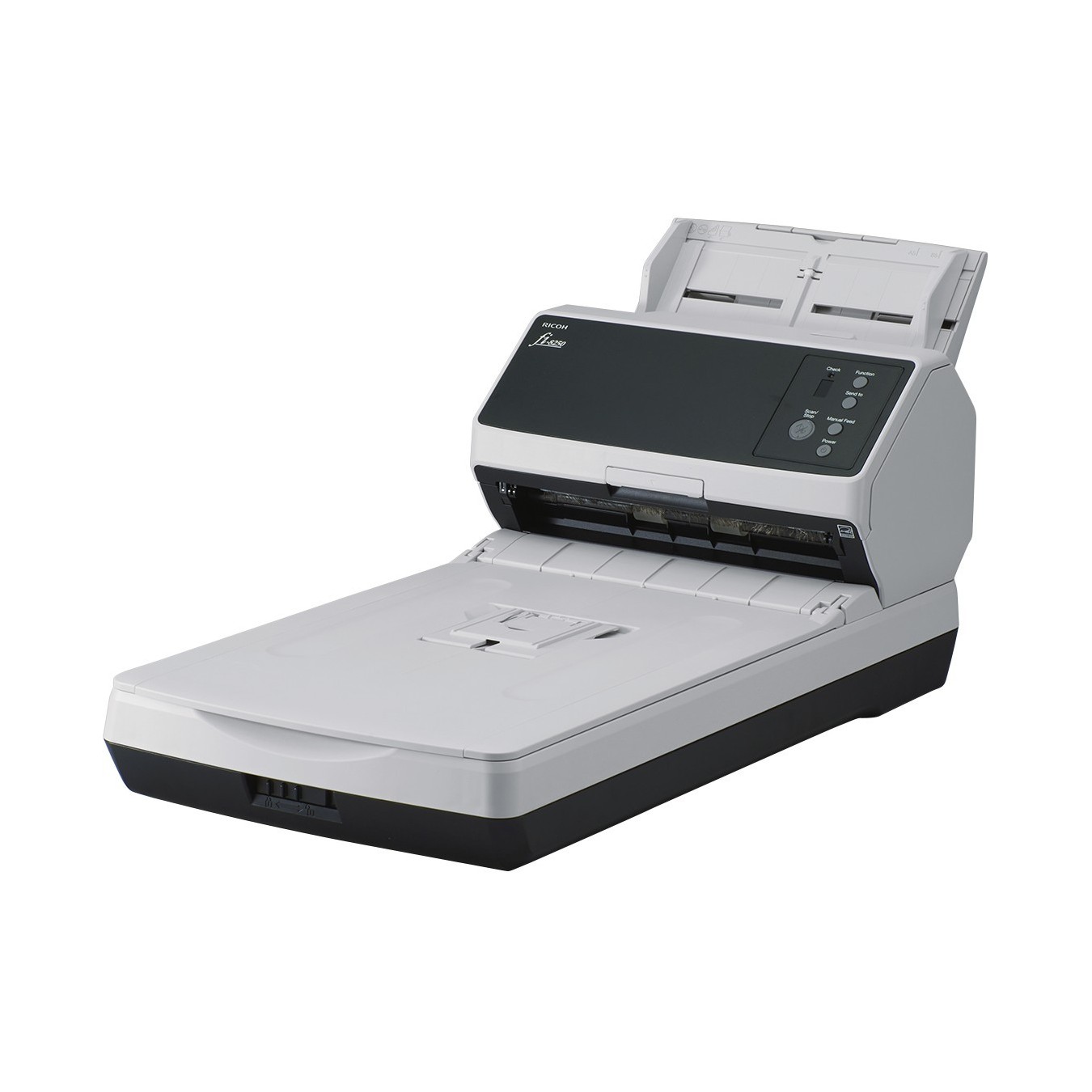 Fujitsu Document Scanner - fi-8250 - Flatbed Included, 50-Sheet ADF, Duplex, USB 3.2, LAN — Buy in Cyprus with Fast Delivery