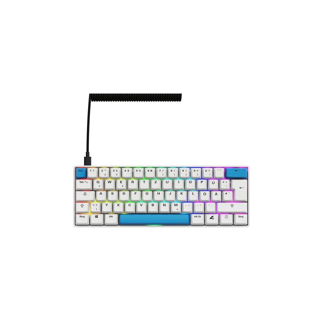 Sharkoon Gaming Keyboard Skiller SGK50S4 Gen2 - SGK50S4 Gen2 - PBT White Gel DE Layout — Buy in Cyprus with Fast Delivery