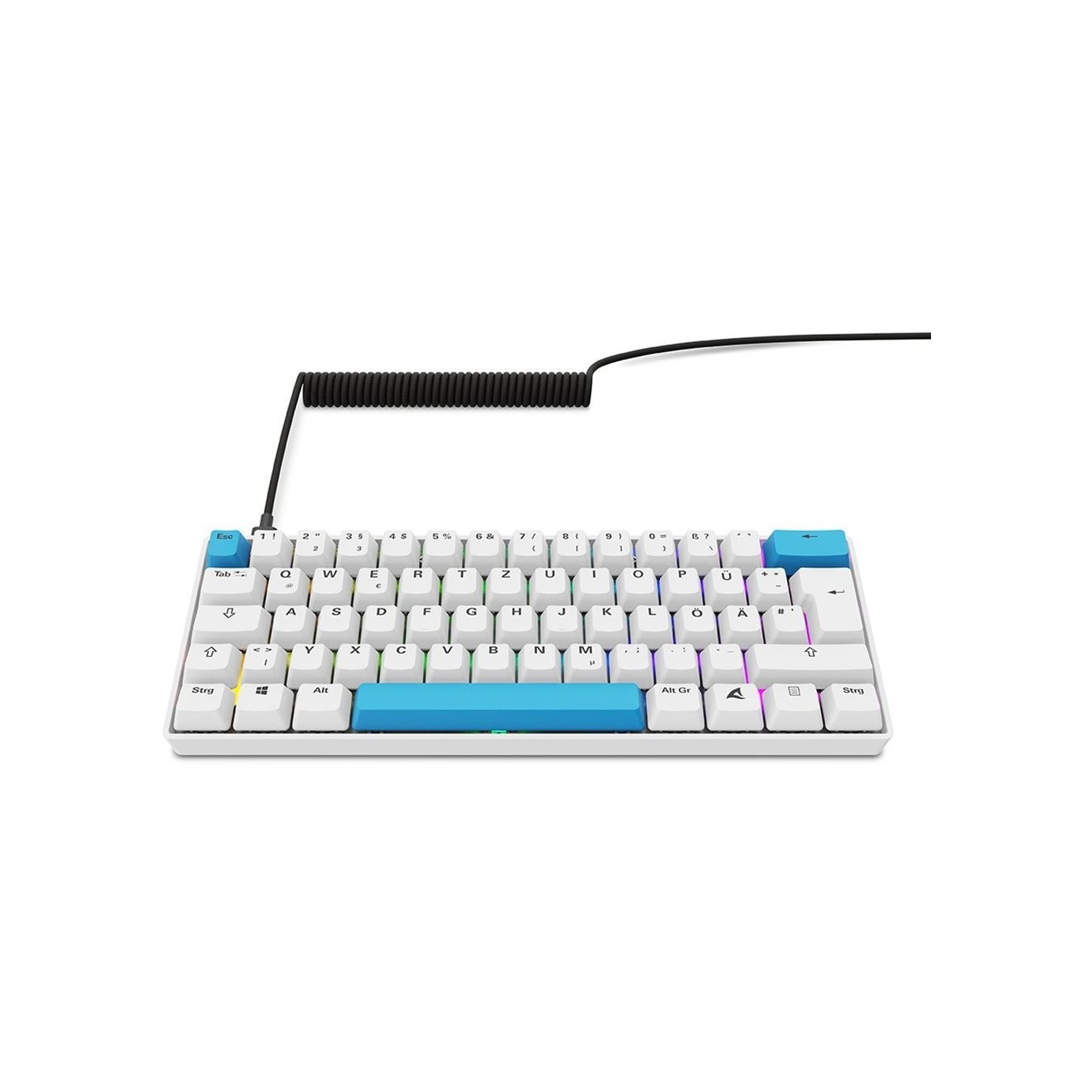 Sharkoon Gaming Keyboard Skiller SGK50S4 Gen2 - SGK50S4 Gen2 - PBT White Gel DE Layout — Buy in Cyprus with Fast Delivery